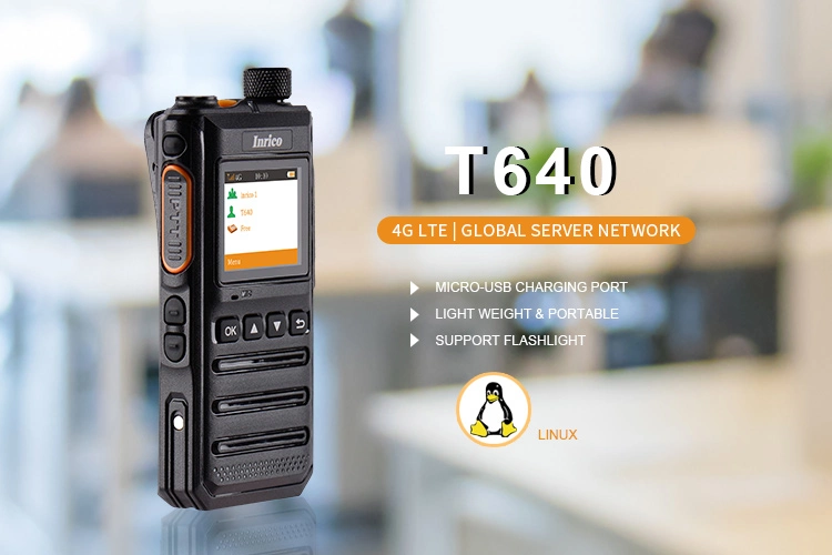 Inrico Display Radio Walkie Talkies Rechargeable Portable Two Way Radio 4G Network T640