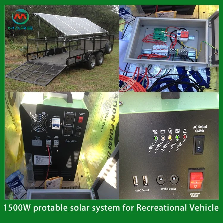 Mars Solar Solar Light System Solar System W/Radio for Home Use Mobile Home Solar Panel System