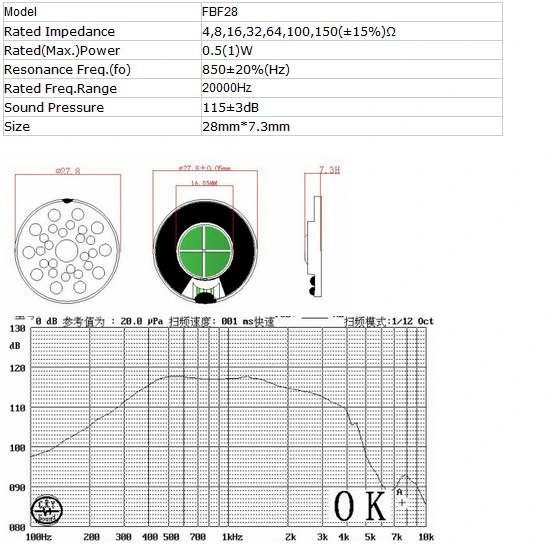 Bluetooth Speaker with 8ohm 0.25W Head Phone Bluetooth Speaker