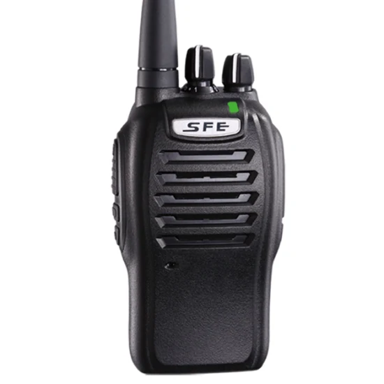 Sfe S510 아날로그 라디오 핫 세일 워키 토키 라디오 5W 출력 전력 16 채널, 바쁜 채널 잠금 기능 포함 대형 범위