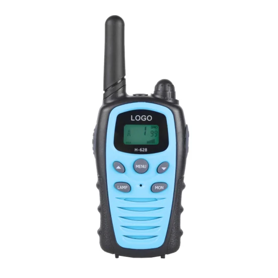 다채로운 미니 라디오 H-628 1W/0.5W 400-470MHz 99 하위 코드 어린이 워키 토키 교육 장난감 원격 제어 장난감 아기 장난감 UHF CE FCC가있는 2 개의 라디오